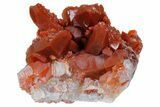 Natural, Red Quartz Crystal Cluster - Morocco #181554-1
